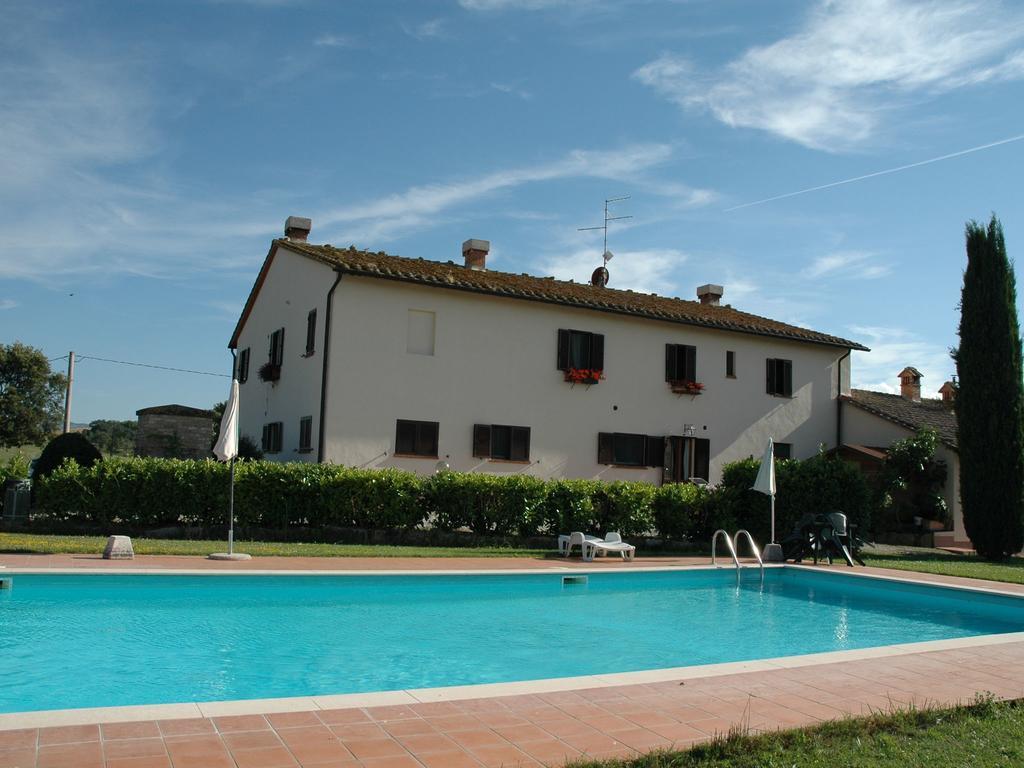 Spacious Farmhouse In Pienza With Swimming Pool Appartement Contignano Buitenkant foto