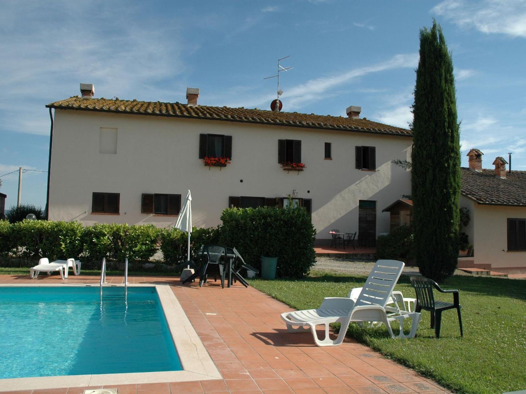Spacious Farmhouse In Pienza With Swimming Pool Appartement Contignano Buitenkant foto