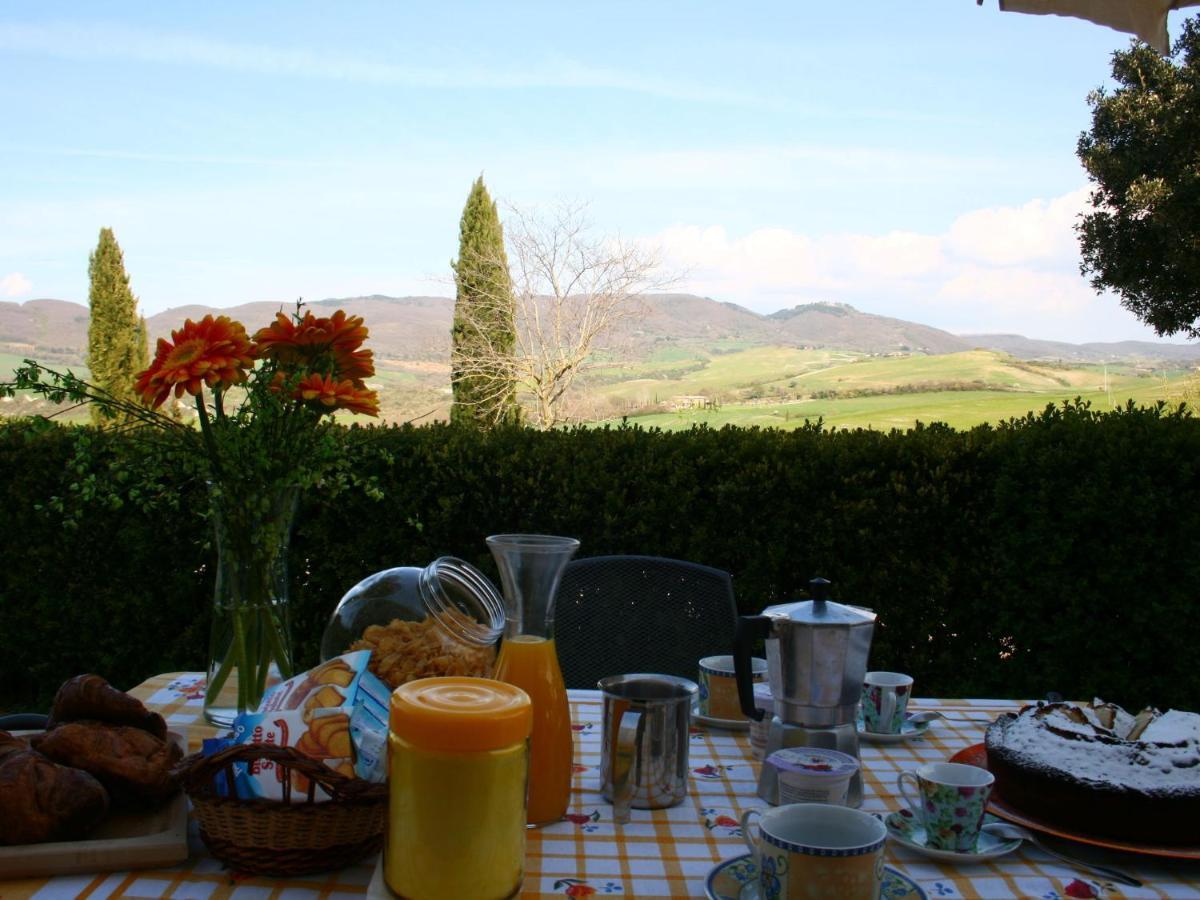 Spacious Farmhouse In Pienza With Swimming Pool Appartement Contignano Buitenkant foto